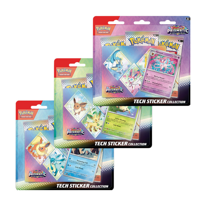 Pokémon: Scarlet & Violet 8.5 Prismatic Evolutions Tech Sticker Collection