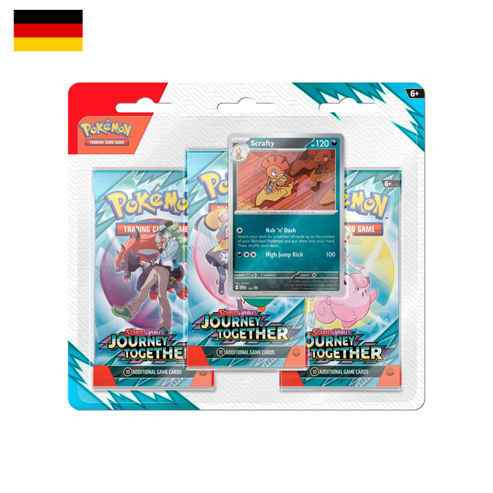 Pokémon Karmesin & Purpur: Reisegefährten 3er Blister (KP09)