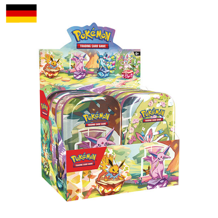 Pokemon: Karmesin & Purpur 8.5 Prismatische Entwicklungen Mini Tin